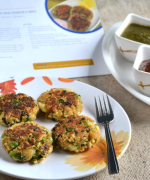 Oats Spinach Paneer Cakes