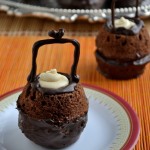 Eggless Cauldron Cake