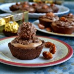 Eggless Ferrero Rocher Tart