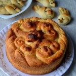 Eggless Slovak Paska Bread and Paska Peeps