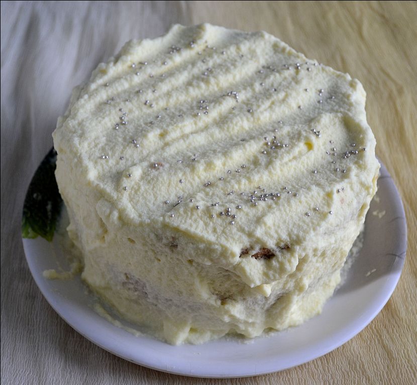 Eggless Pineapple Cake/ Pastry