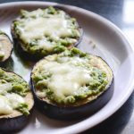 Spicy Grilled Cheesy Eggplant / Eggplant Pizza – Easy Paleo Snack Recipes