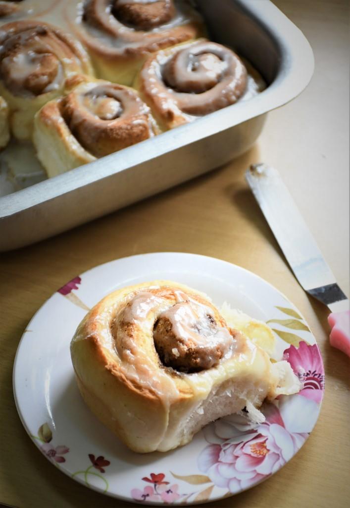 Eggless Cinnamon Rolls Recipe