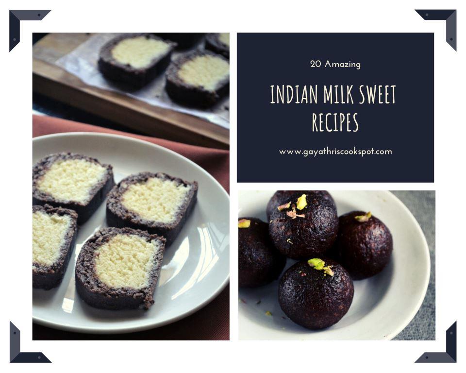 Indian Milk Sweet Recipes