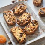 Eggless Pistachio Apricot Biscotti Recipe