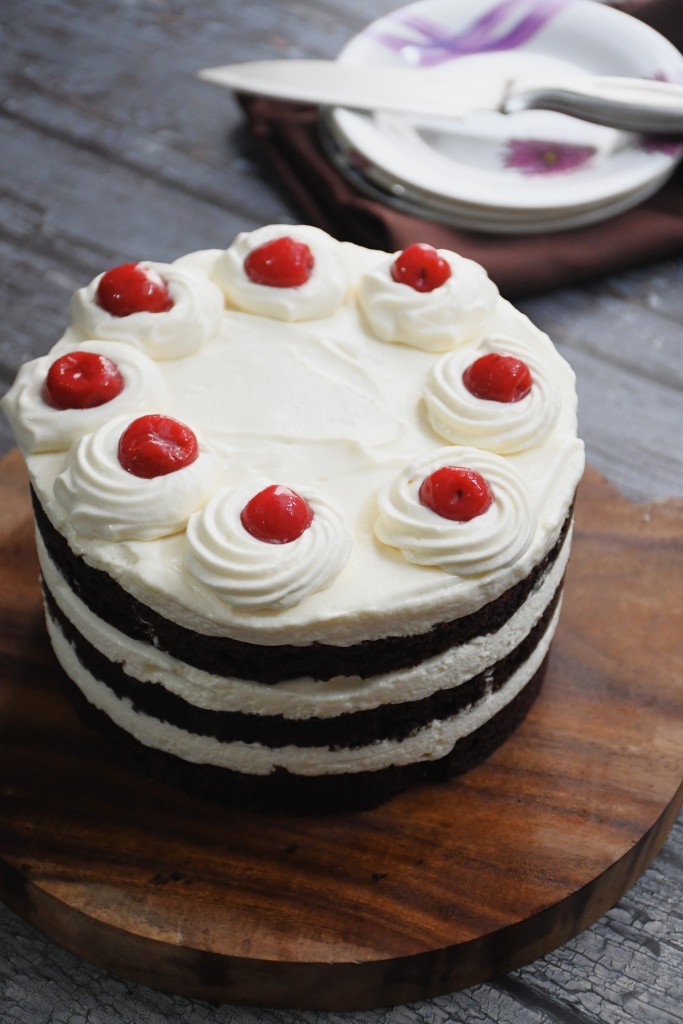 Eggless Black Forest Pastry Eggless Black Forest Pastry