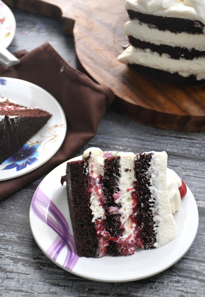 Eggless Black Forest Pastry Eggless Black Forest Pastry